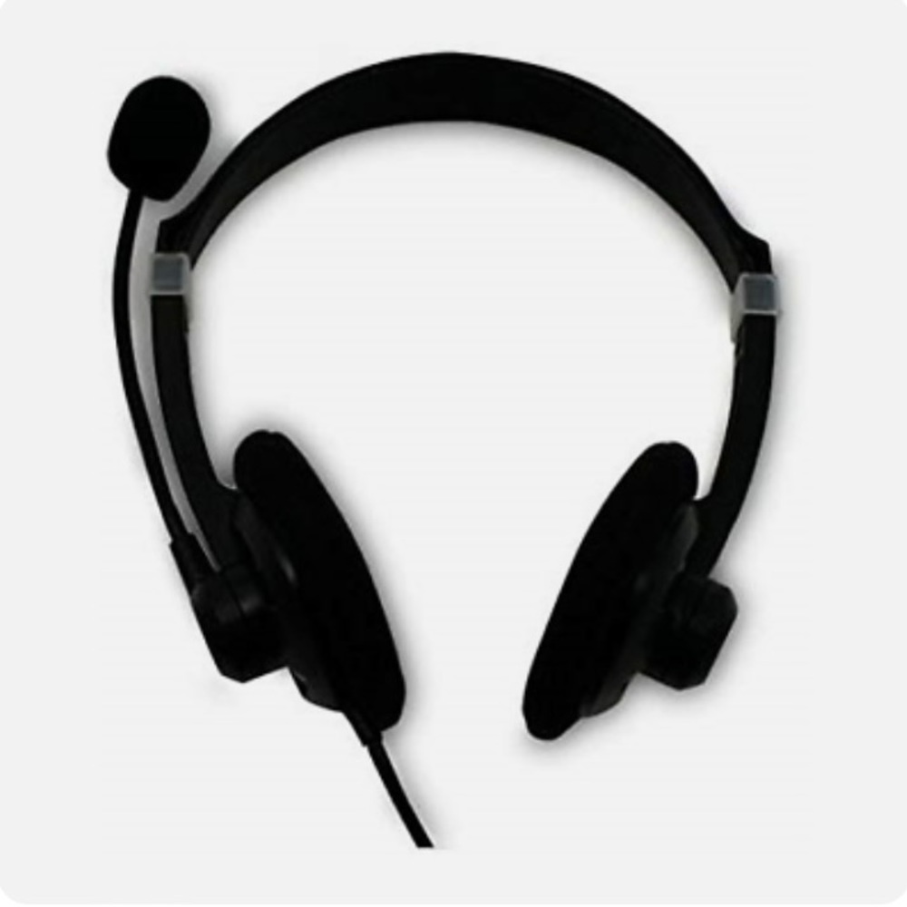 i iMicro SP Headset w/Adjustable Mic.  Perfect for Zoom, Teleworkers & Gamers!